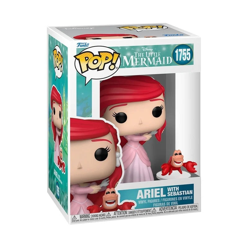 DISNEY FUNKO POP The Little Mermaid Ariel with Sebastian