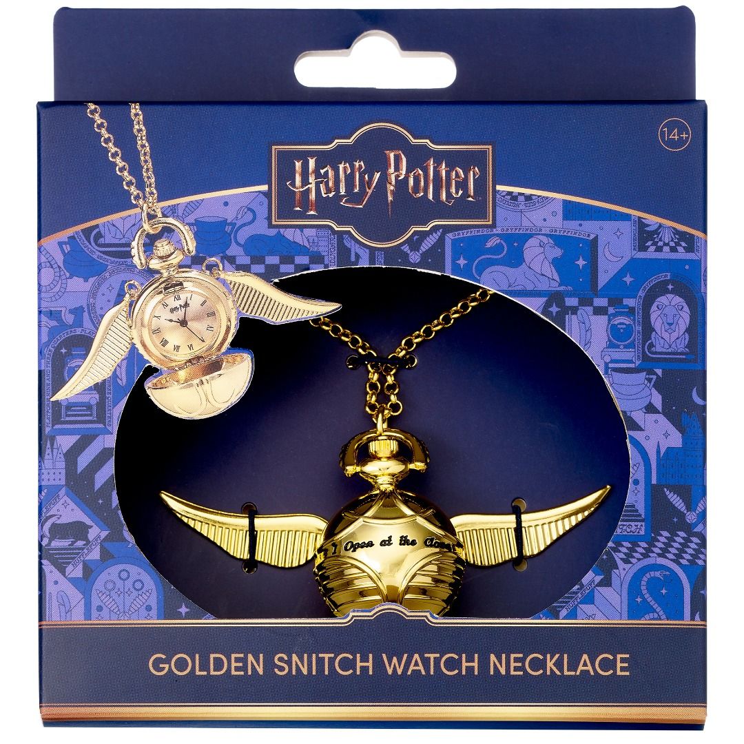 HARRY POTTER Boccino d'oro orologio e collana