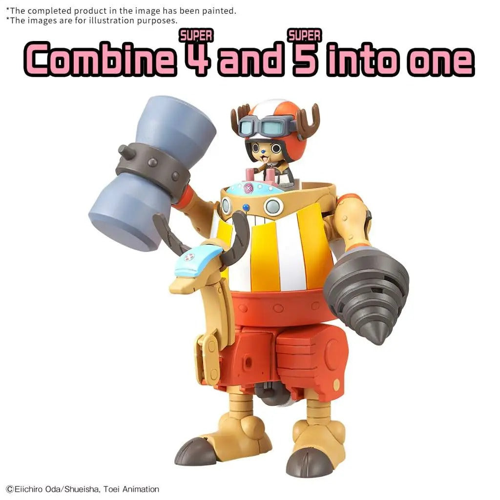 ONE PIECE Chopper Robo Super 4&5 Kung Fu Tracer &walk Hopper model kit