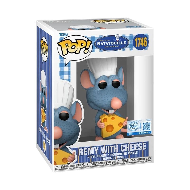 DISNEY FUNKO POP Ratatouille Remy with cheese