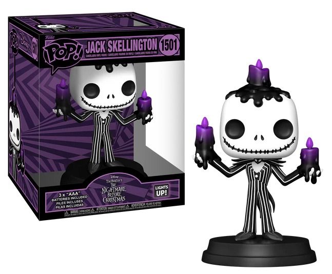 DISNEY FUNKO POP Super Nightmare Before Christmas Jack (light up!)