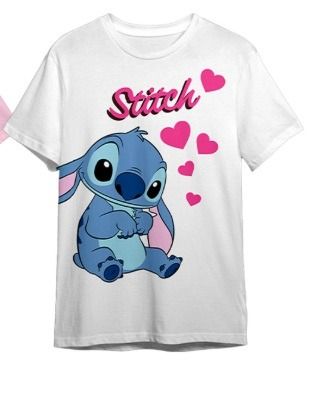 DISNEY Stitch cuoricini t-shirt kids