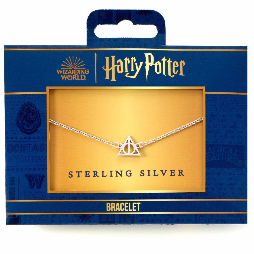HARRY POTTER Doni della morte bracciale argento