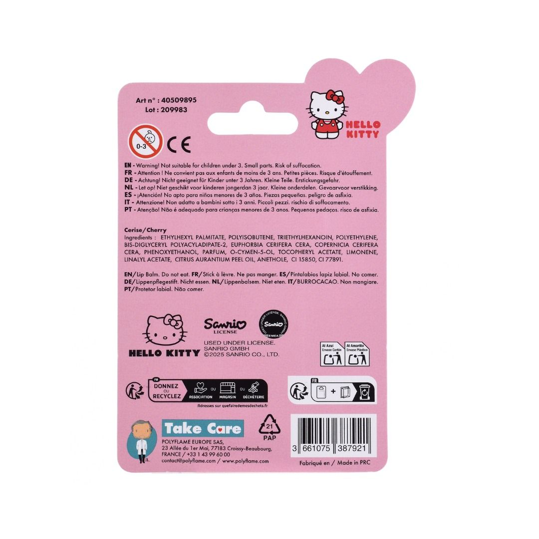 SANRIO Hello Kitty lip balm 3D