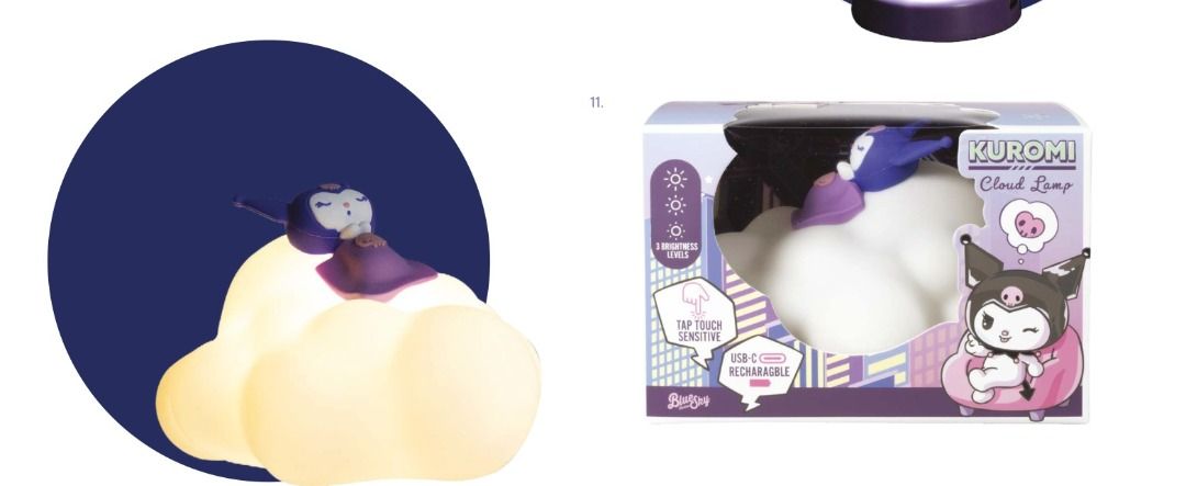 SANRIO Kuromi nella Nuvola lampada