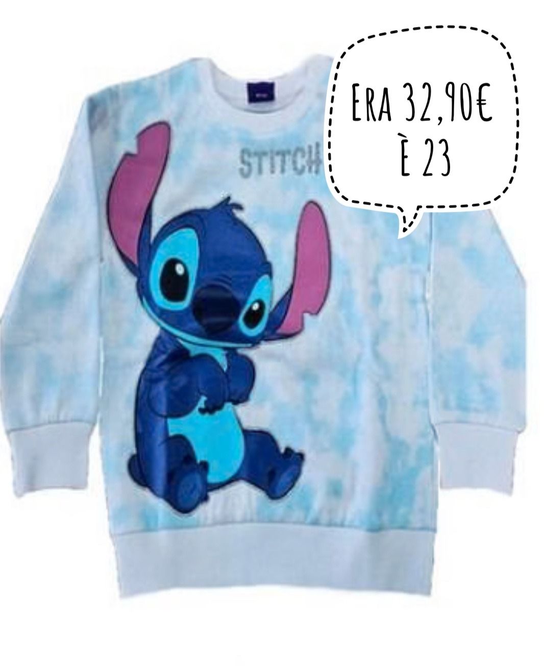 DISNEY Stitch felpa sfumata kids