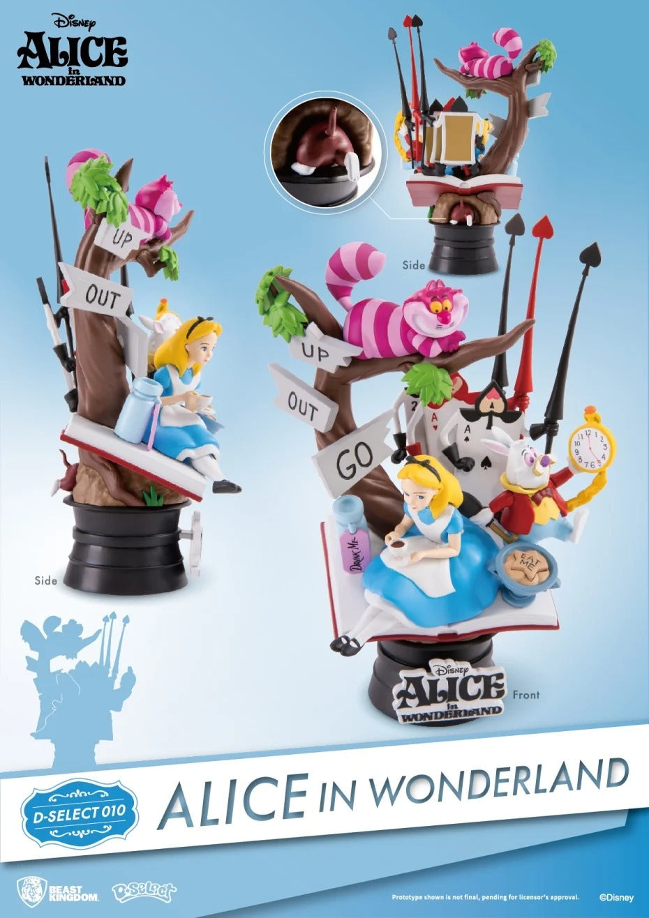 DISNEY Alice in Wonderland Diorama D - Select statua