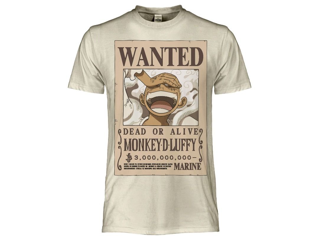 ONE PIECE Wanted Luffy gear 5 t-shirt
