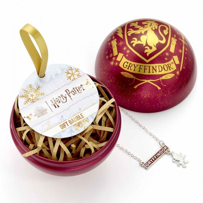 HARRY POTTER Grifondoro pallina con collana