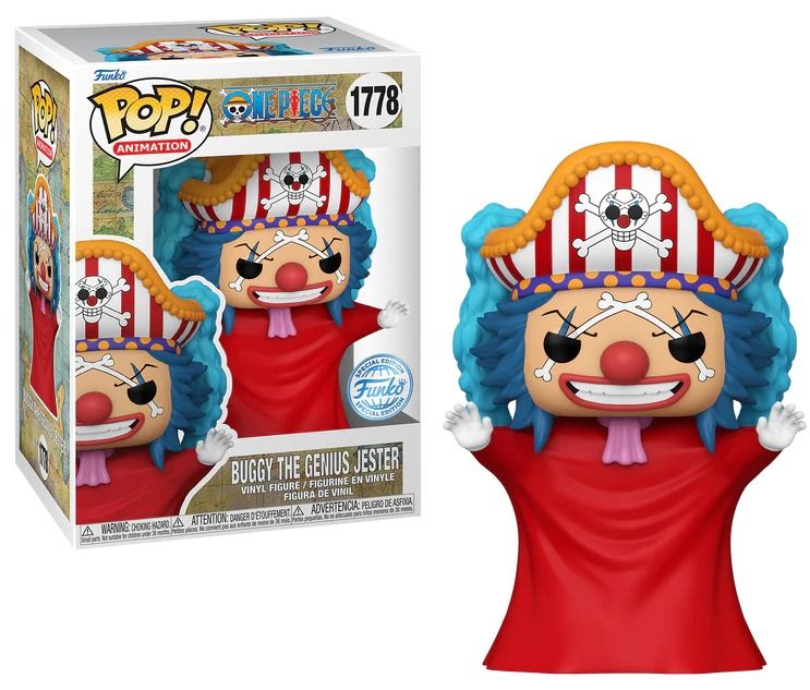 ONE PIECE FUNKO POP Buggy The Genius Jester