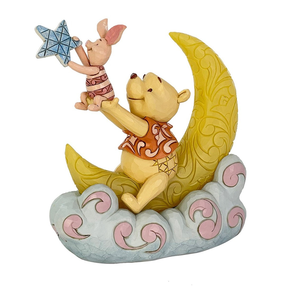 DISNEY TRADITIONS Winnie The Pooh e Pimpi sulla luna lampada