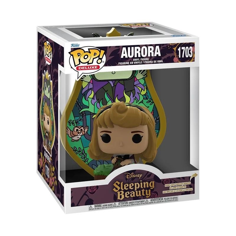 DISNEY FUNKO POP Deluxe Aurora (Stained Glass)