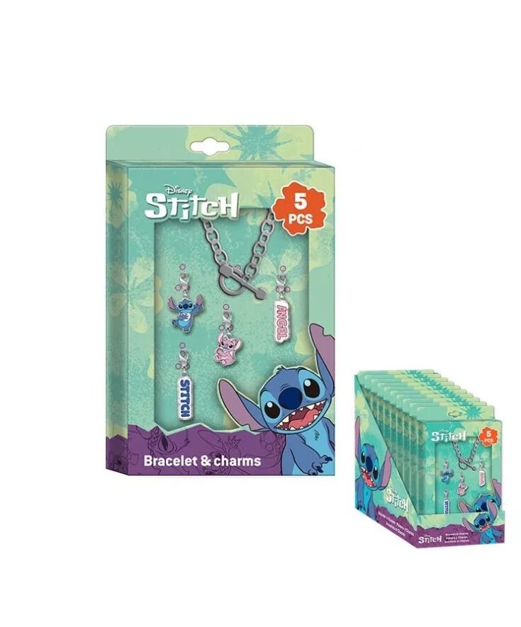 DISNEY Stitch bracciale con charms