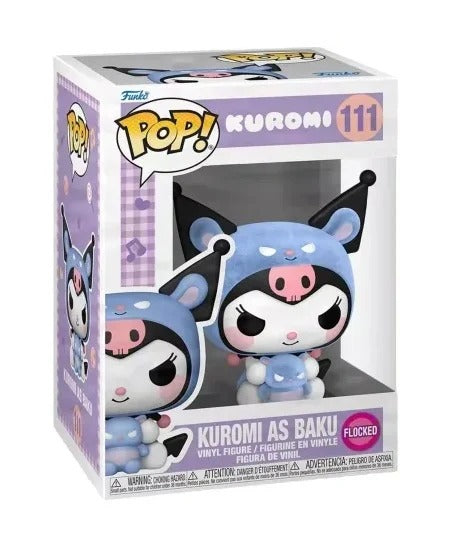 SANRIO FUNKO POP Kuromi Kuromi as Baku (Flocked)