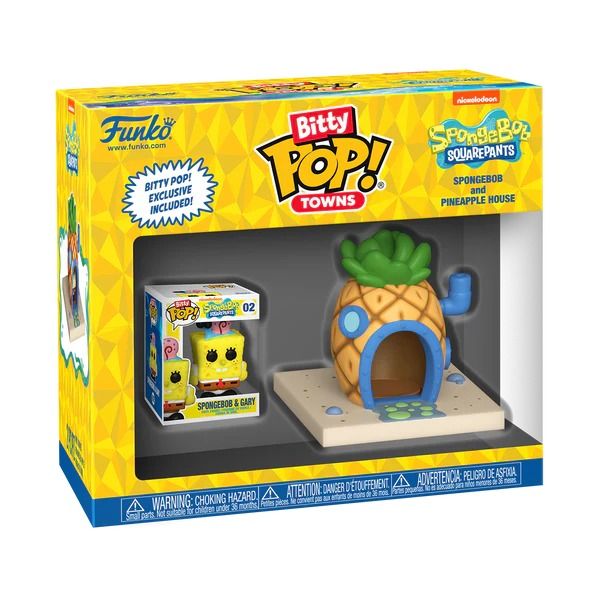 SPONGEBOB Bitty Pop Spongebob and pineapple house