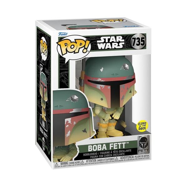 STAR WARS FUNKO POP Boba Fett (GITD)