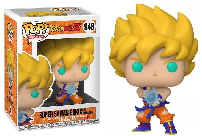 DRAGON BALL FUNKO POP Dragon Ball Z SS Goku w/ Kamehameha Wave