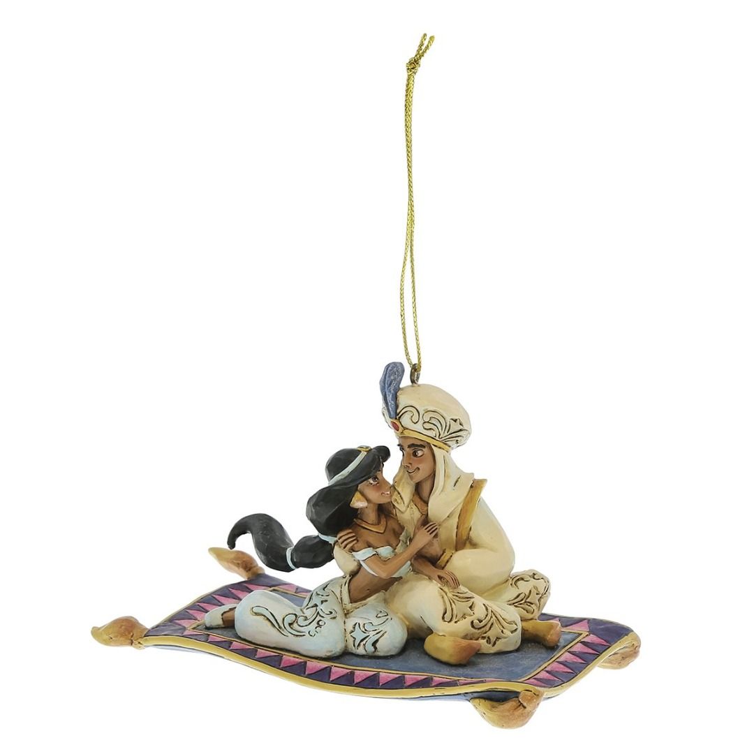 DISNEY TRADITIONS Aladdin e Jasmine Ornamento