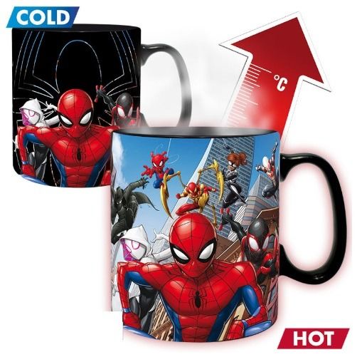MARVEL Spider-Man Multiverse tazza termo sensibile