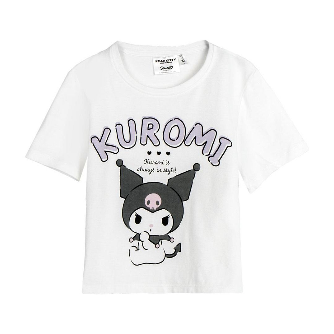SANRIO Kuromi t-shirt crop kids