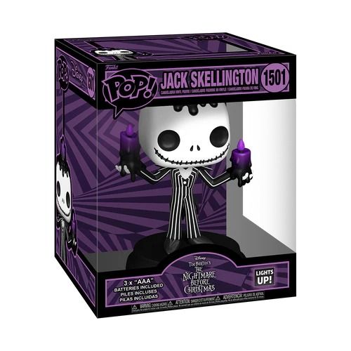 DISNEY FUNKO POP Super Nightmare Before Christmas Jack (light up!)