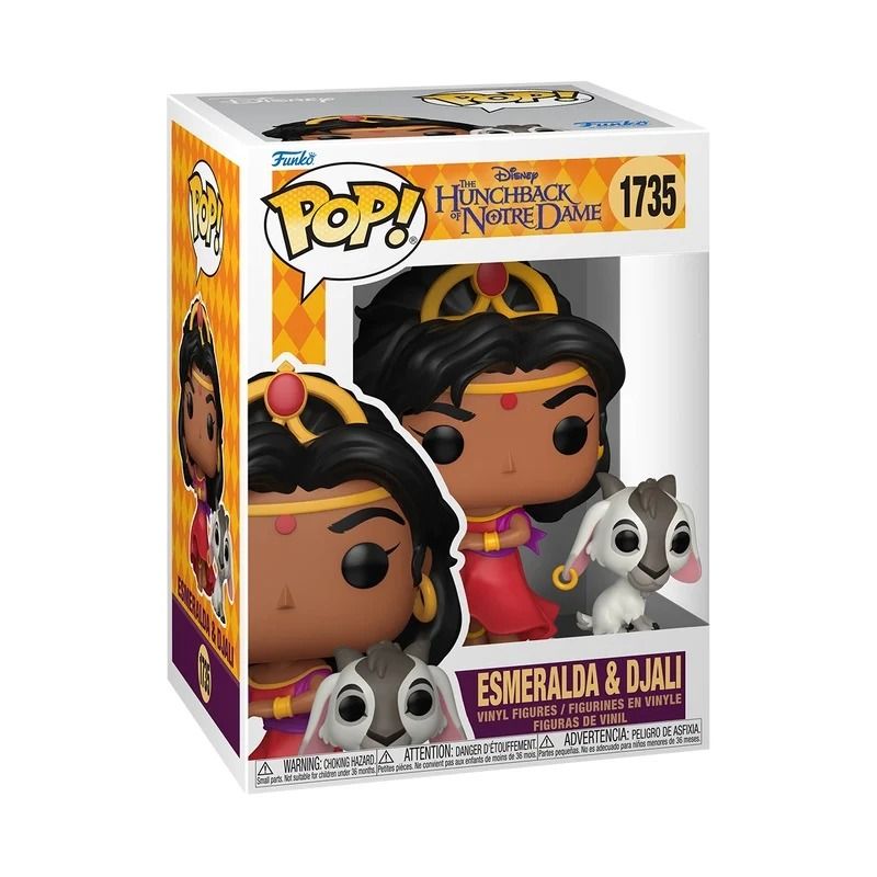DISNEY FUNKO POP Hunchback Of Notre Dame Esmeralda & Djali