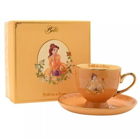DISNEY Belle tazza da thè e piattino