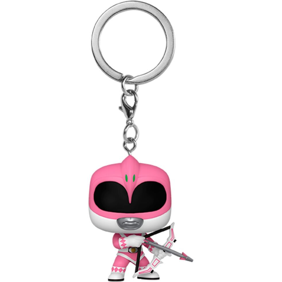 POWER RANGERS Funko Pop Pink Ranger portachiavi
