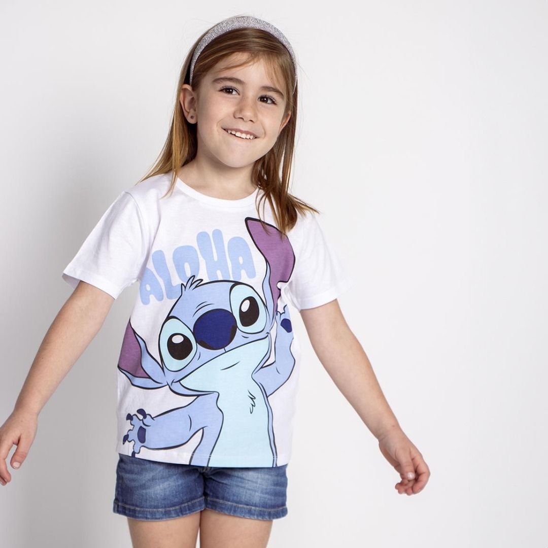 DISNEY Stitch t-shirt bianca kids