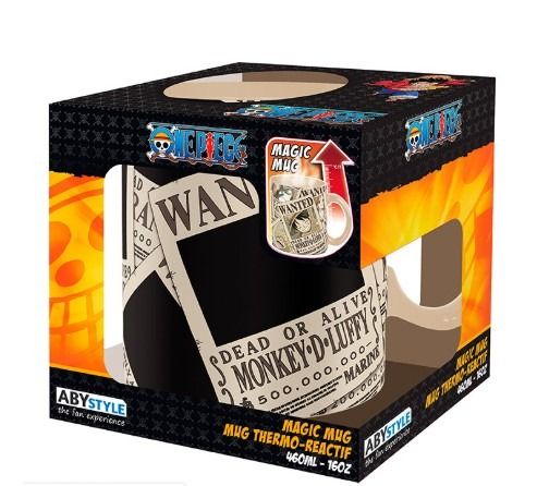 ONE PIECE Wanted tazza termo sensibile