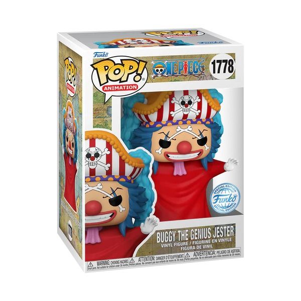 ONE PIECE FUNKO POP Buggy The Genius Jester