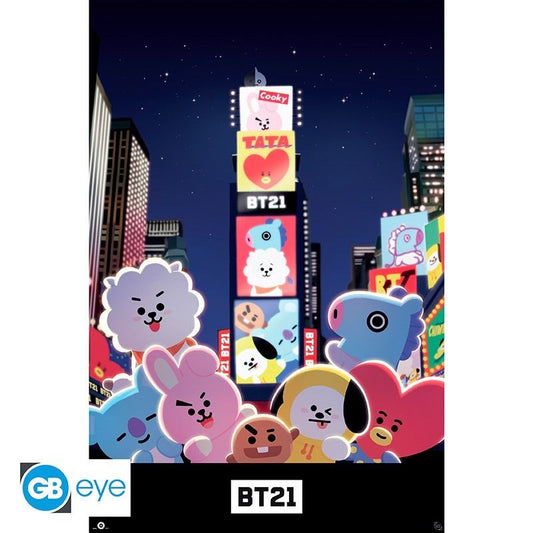 BT21(BTS) Times Square poster