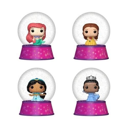 DISNEY PRINCESS Mini Snow Globes