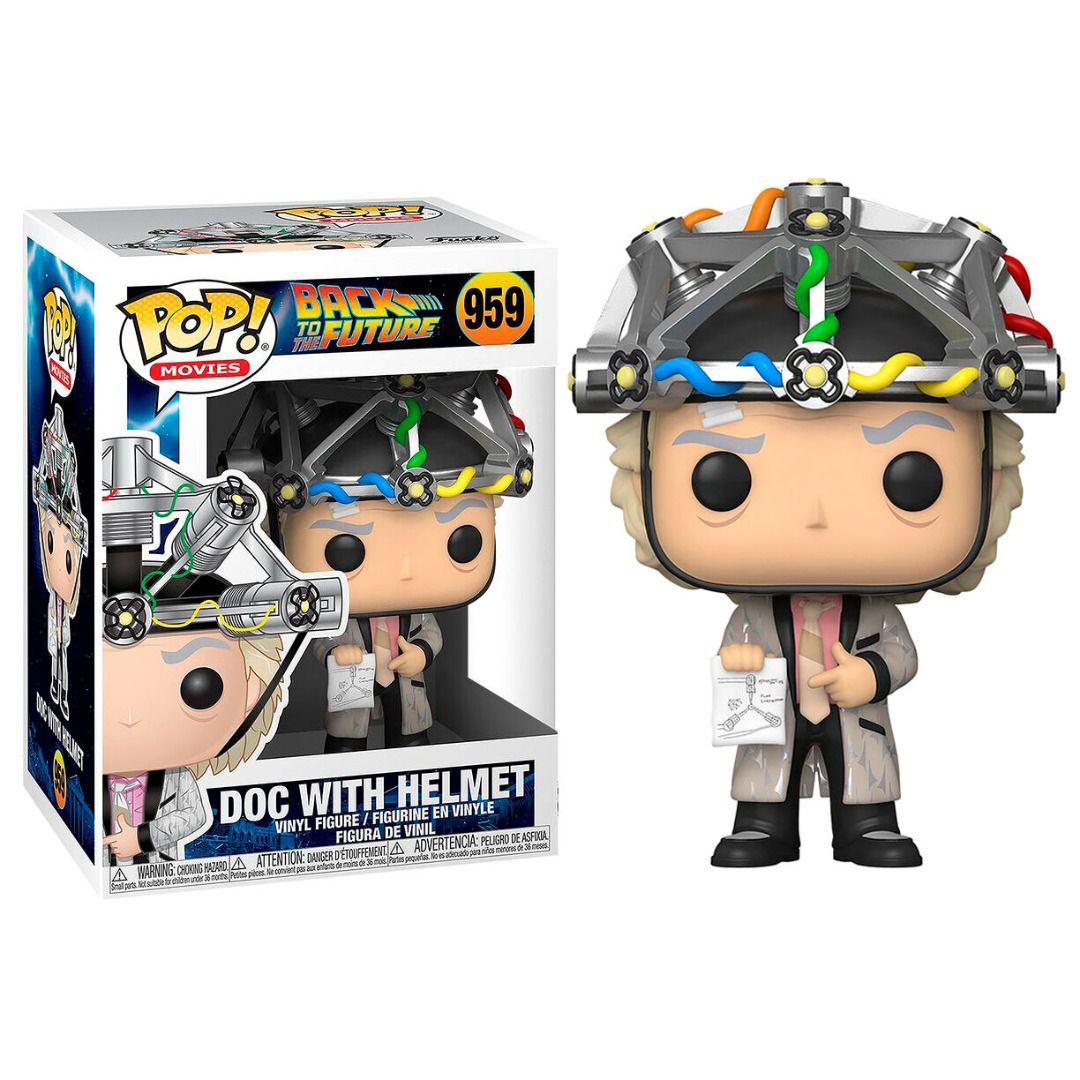 BACK TO THE FUTURE FUNKO POP Doc with Helmet