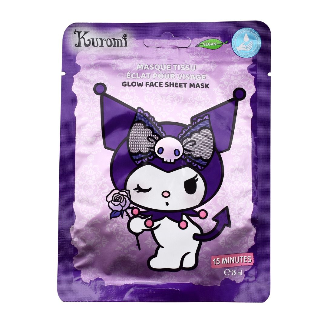 SANRIO Kuromi maschera viso illuminante