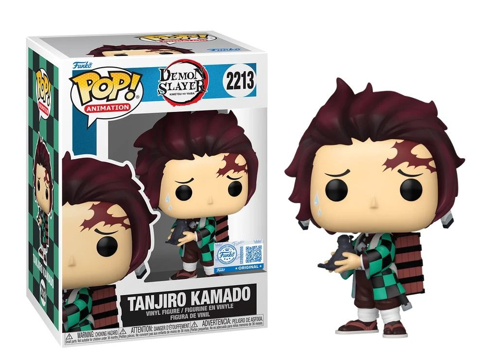 DEMON SLAYER FUNKO POP Tanjiro w/Crow