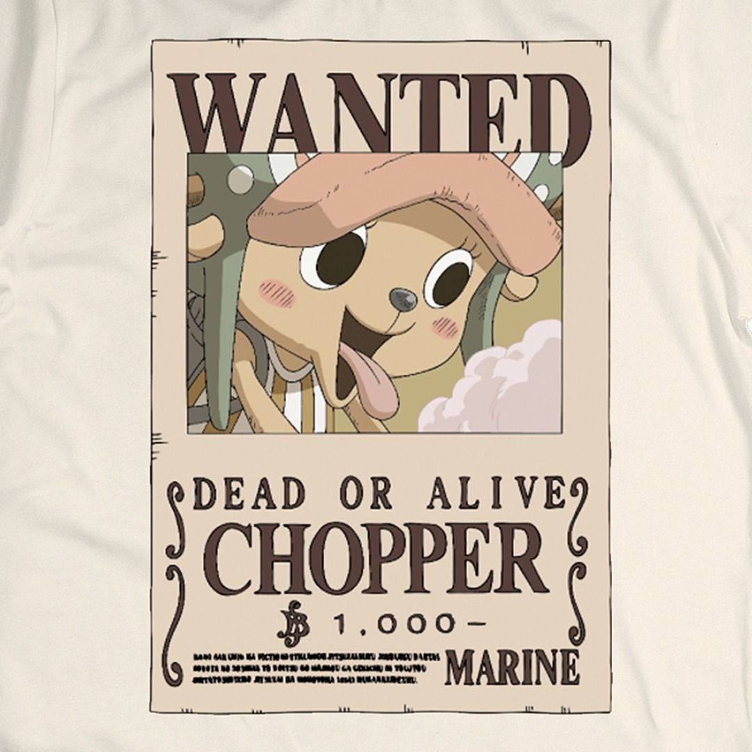 ONE PIECE Wanted Chopper t-shirt kids