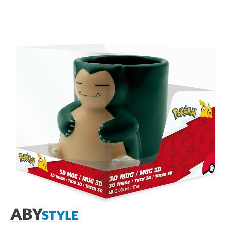 POKEMON Snorlax tazza 3D