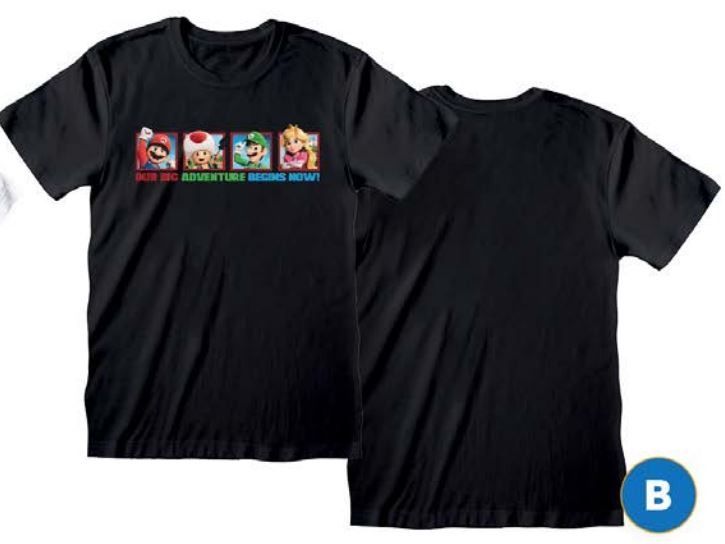SUPER MARIO Black t-shirt kids