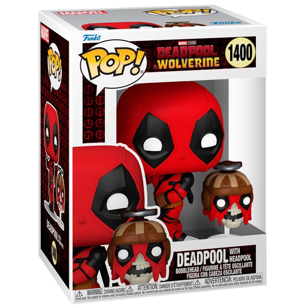 MARVEL FUNKO POP Deadpool & Wolverine Deadpool with Headpool