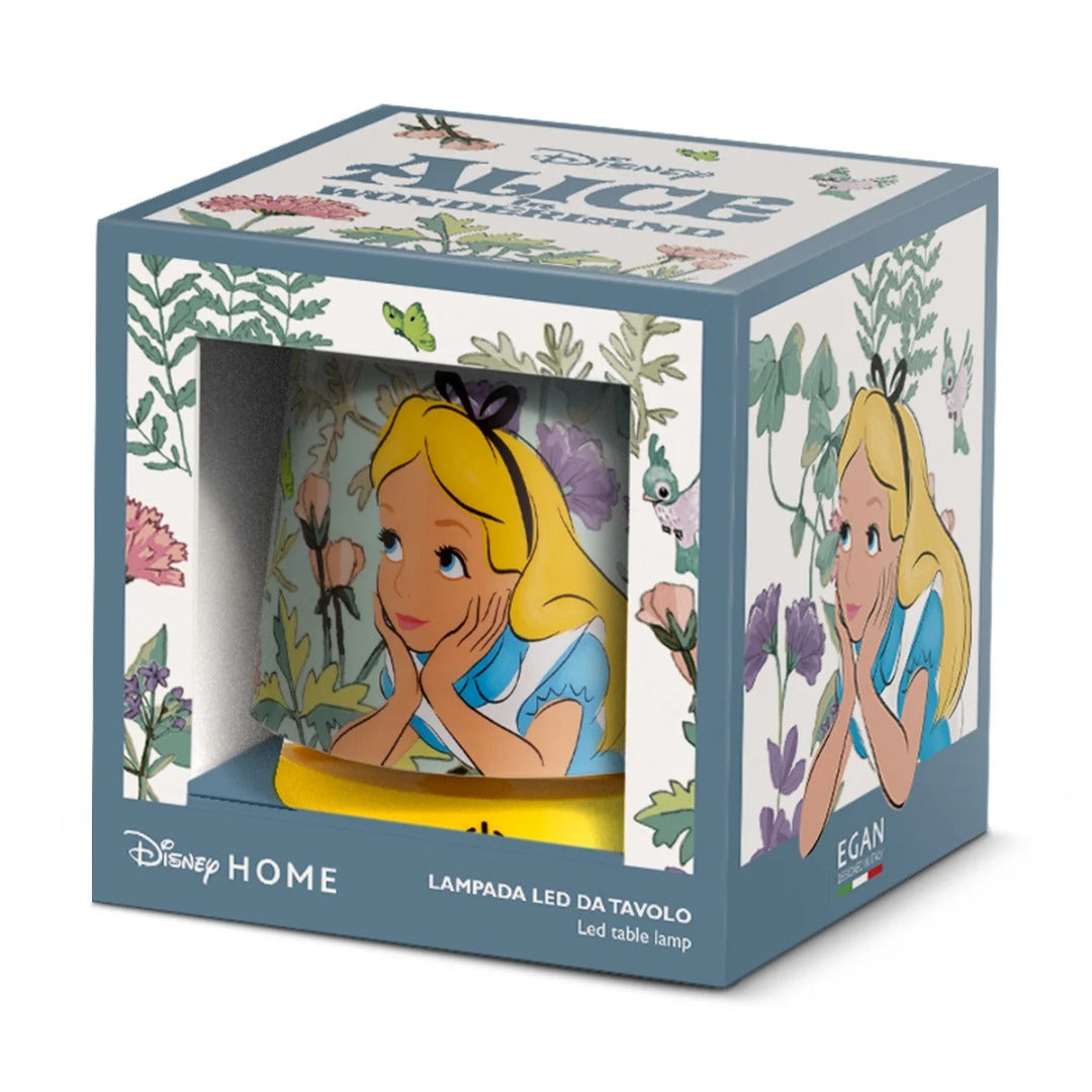 DISNEY Alice in Wonderland lampada LED da tavolo ricaricabile