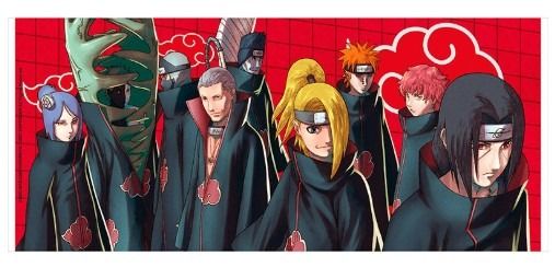 NARUTO Artwork Akatsuki tazza