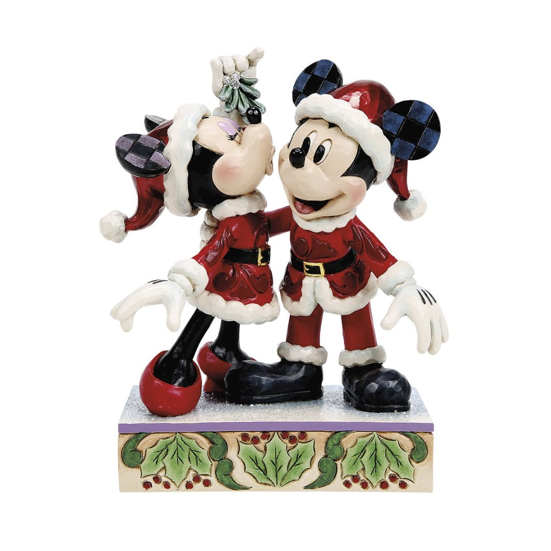 DISNEY TRADITIONS Mickey e Minnie sotto il vischio