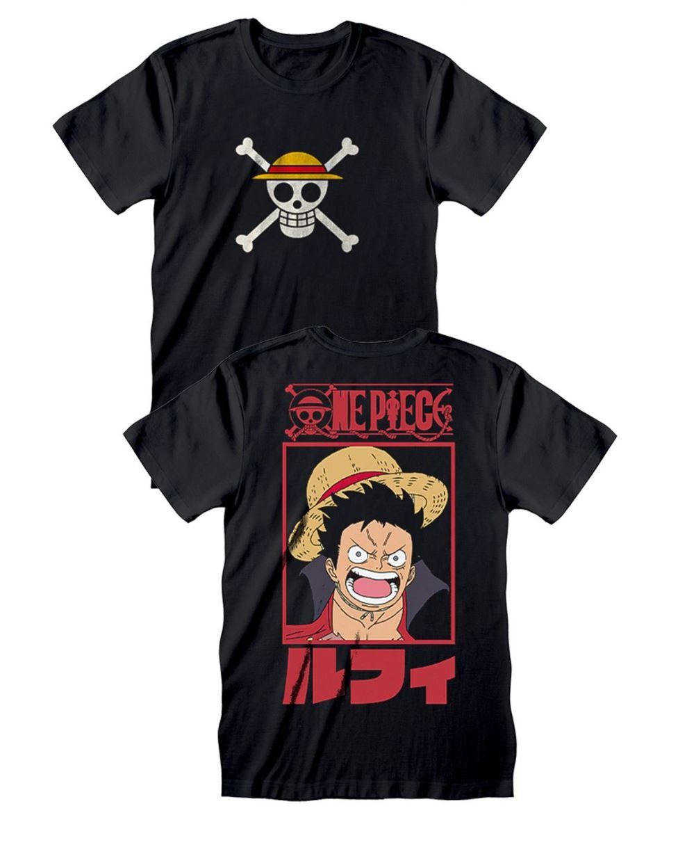 ONE PIECE doppia stampa t-shirt
