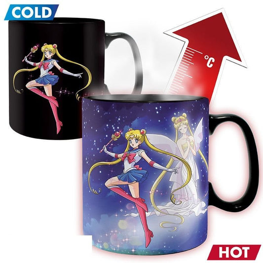 SAILOR MOON Sailor & Chibi tazza termo sensibile