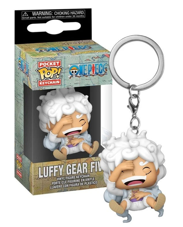 ONE PIECE Funko Pop Luffy Gear 5 portachiavi