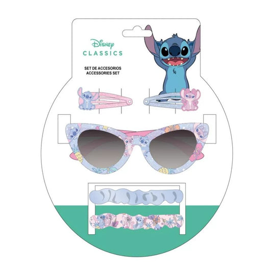 DISNEY Stitch set capelli + occhiali kids