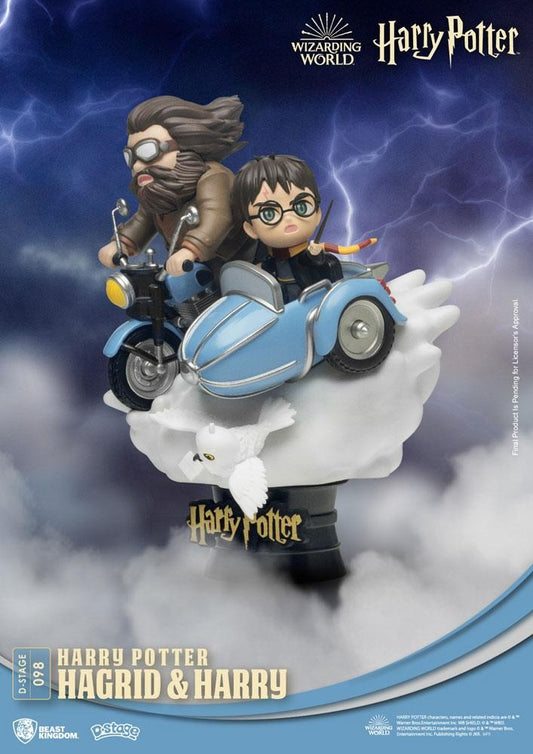 HARRY POTTER Hagrid & Harry D - Stage statua