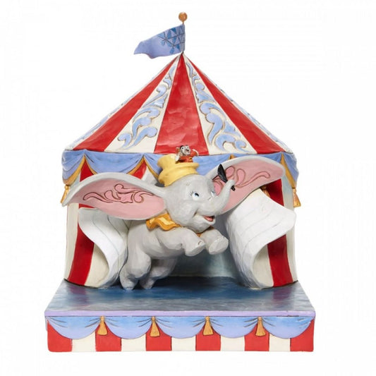 DISNEY TRADITIONS Dumbo Circus Tent figura