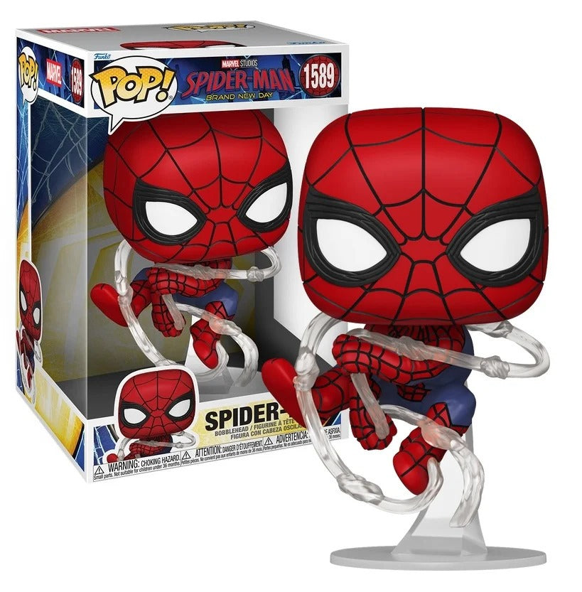 MARVEL FUNKO POP JUMBO Spider-Man Brand New Day Spider-Man (No Way Home)